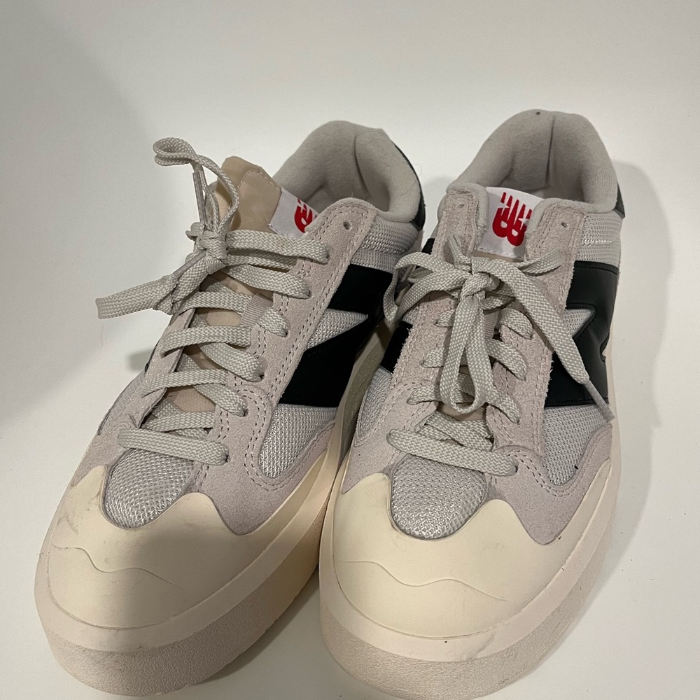 New Balance Cream and Black Shoes